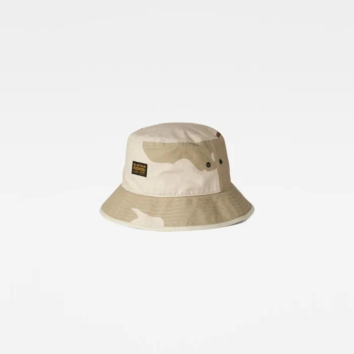 Accessories Men GStar RAW Camo Bucket Hat Dk Brick Desert Camo