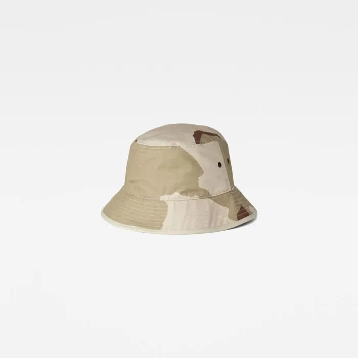 Accessories Men GStar RAW Camo Bucket Hat Dk Brick Desert Camo