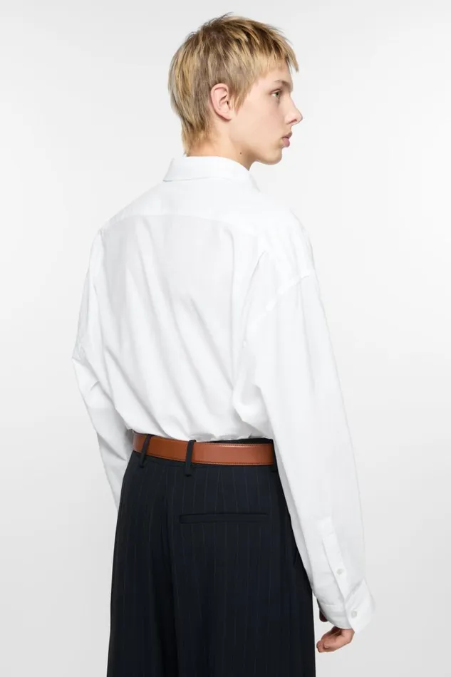 Acne Studios Buttonup Shirt White Man Shirts