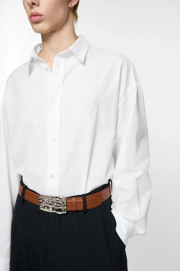 Acne Studios Buttonup Shirt White Man Shirts