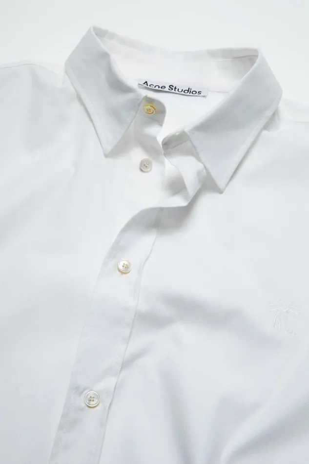 Acne Studios Buttonup Shirt White Man Shirts