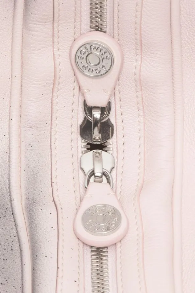 Acne Studios Camero Small Shoulder Bag Pale Pink Woman Bags