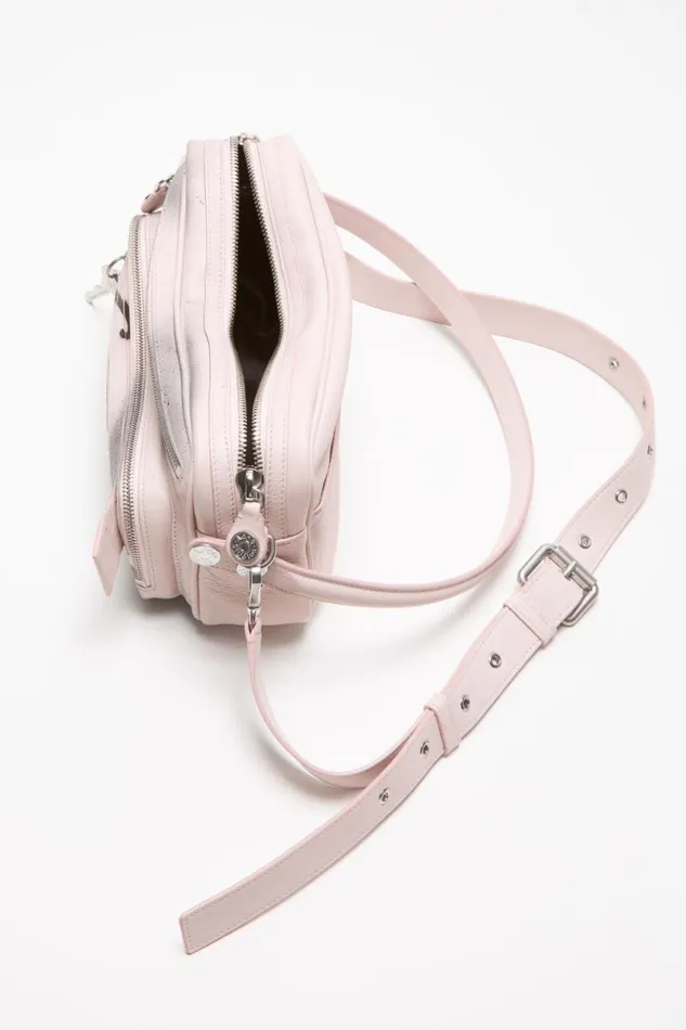 Acne Studios Camero Small Shoulder Bag Pale Pink Woman Bags