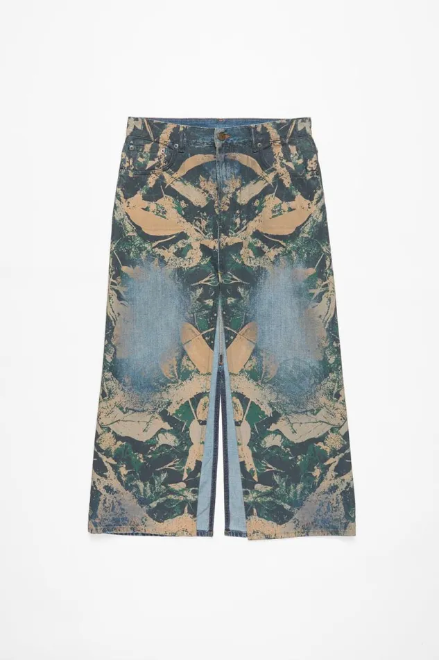 Acne Studios Denim Skirt Brown Woman Skirts