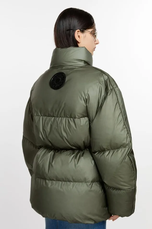 Acne Studios Down Jacket Dark Green Woman Outerwear