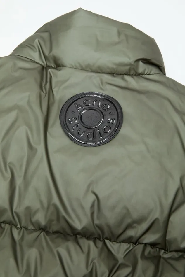 Acne Studios Down Jacket Dark Green Woman Outerwear
