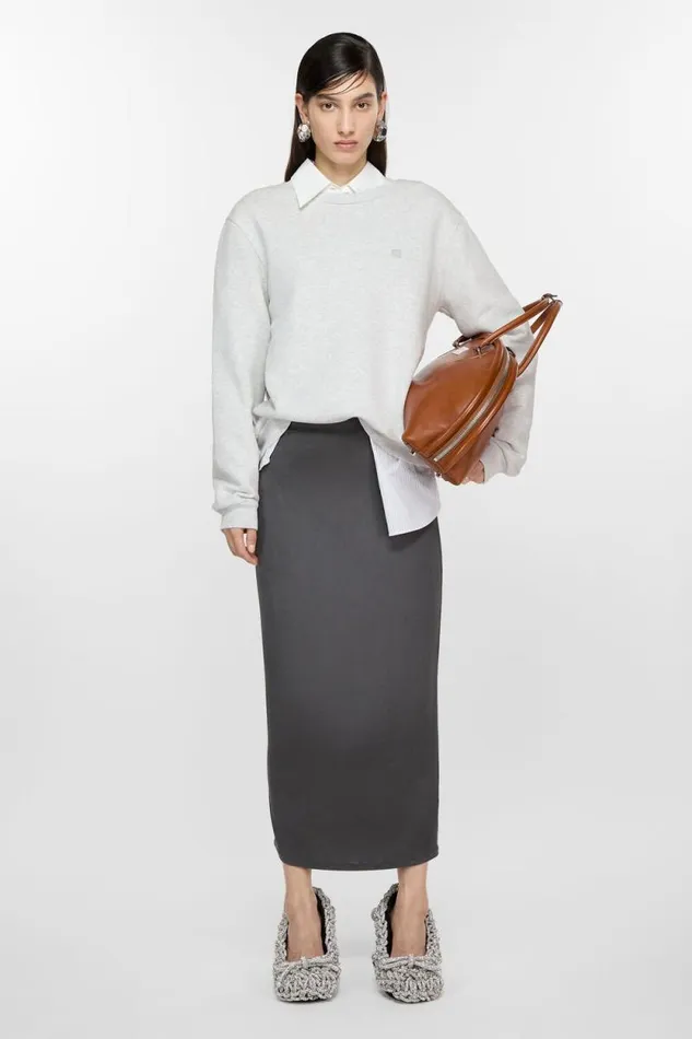 Acne Studios Fitted Skirt Black Woman Skirts