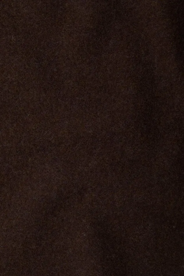 Acne Studios Fringe Wool Scarf 8211 Skinny Brown Melange Man Scarves