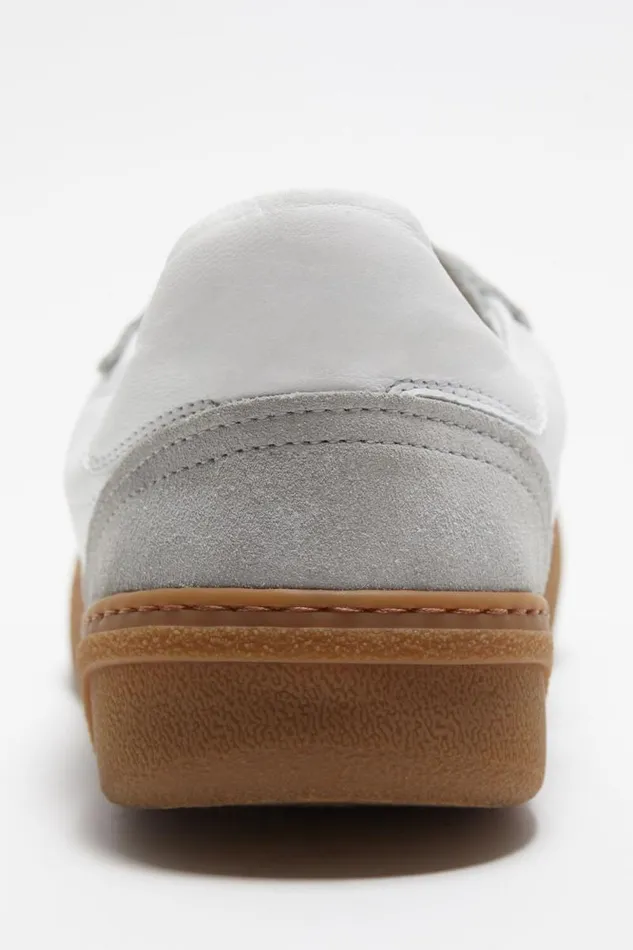 Acne Studios Laceup Sneakers Whitebrown Man Shoes