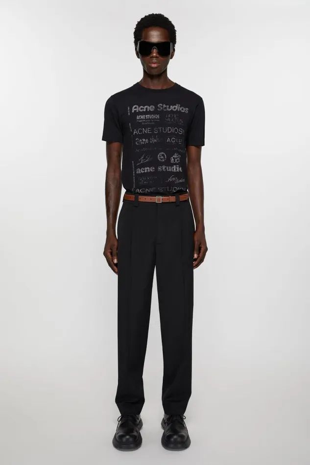 Acne Studios Leather Buckle Belt Brown Man Belts