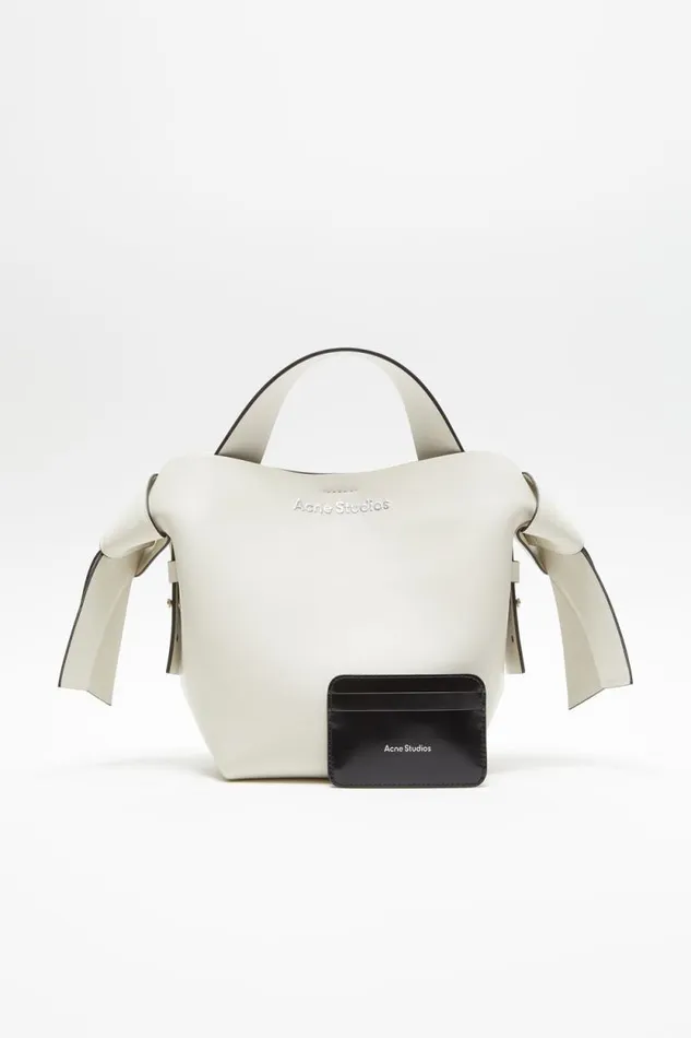 Acne Studios Leather Card Holder Black Woman Small Leather Goods