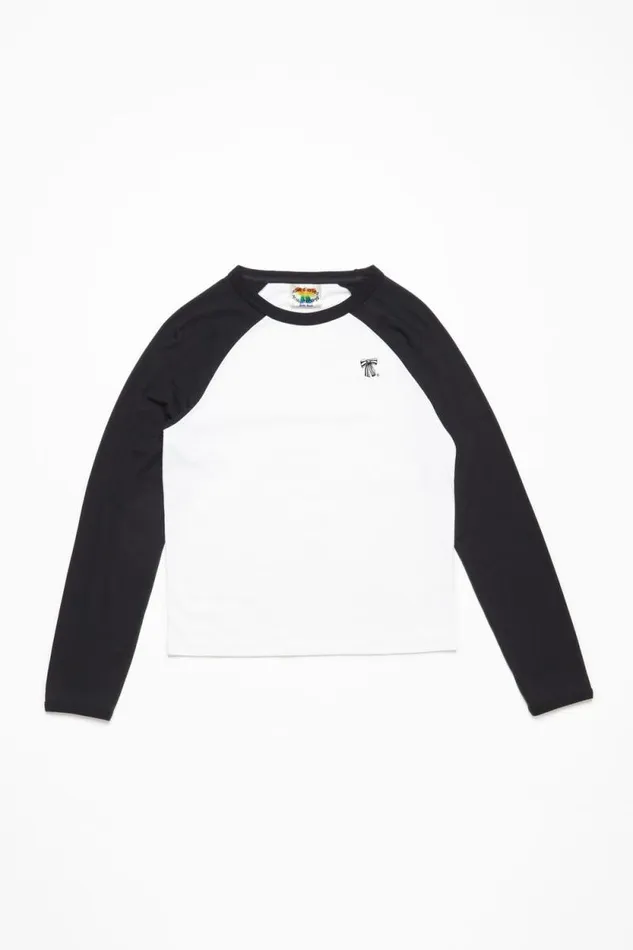 Acne Studios Long Sleeve Tshirt 8211 Regular Fit Optic White Woman Tshirts