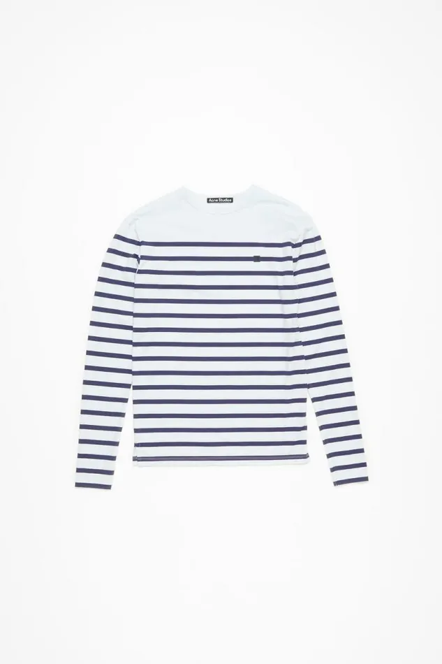 Acne Studios Long Sleeve Tshirt Pale Blue Man Tshirts