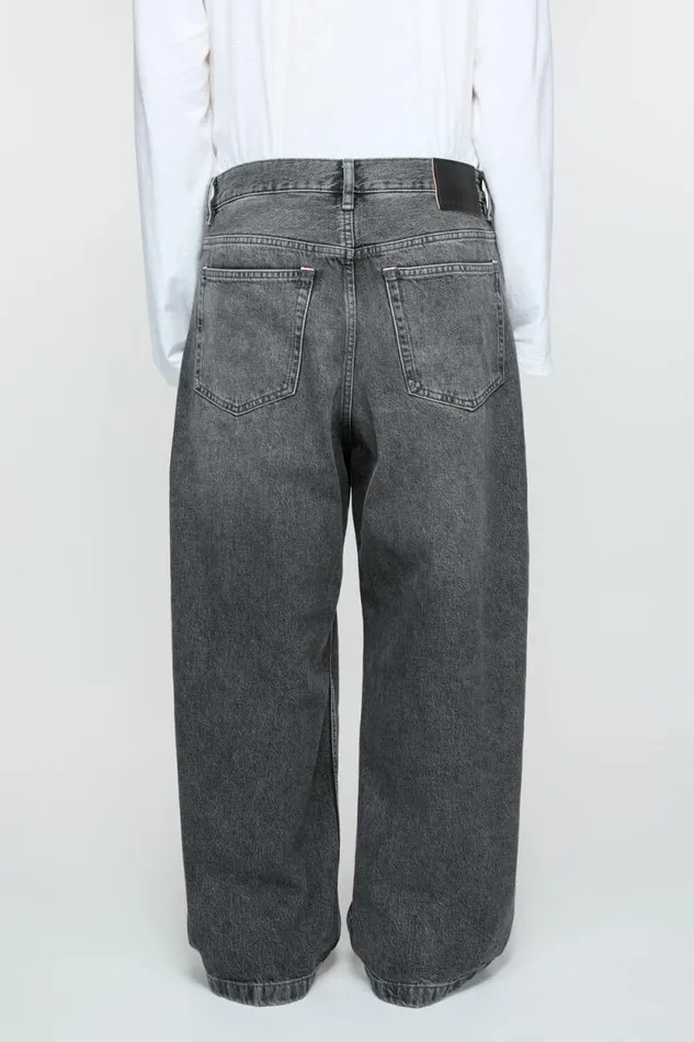Acne Studios Loose Fit Jeans 8211 1989 Black Man Jeans