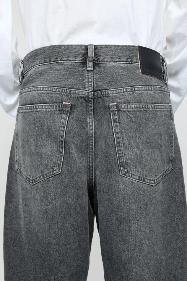 Acne Studios Loose Fit Jeans 8211 1989 Black Man Jeans