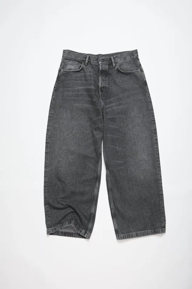 Acne Studios Loose Fit Jeans 8211 1989 Black Man Jeans