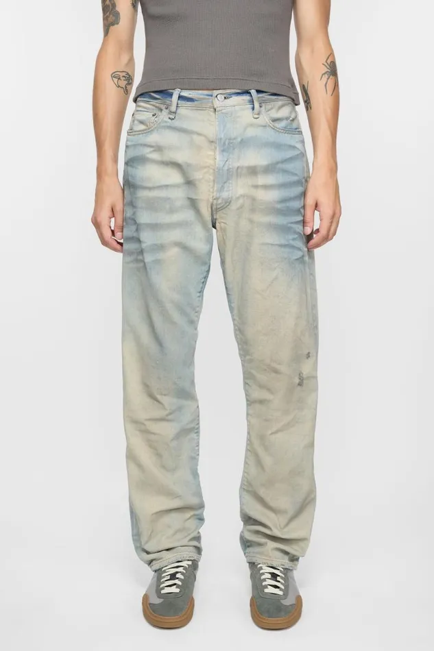 Acne Studios Loose Fit Jeans 8211 1999M Light Blue Man Jeans