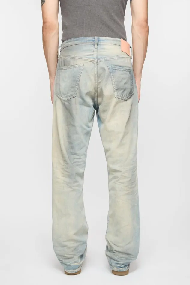 Acne Studios Loose Fit Jeans 8211 1999M Light Blue Man Jeans