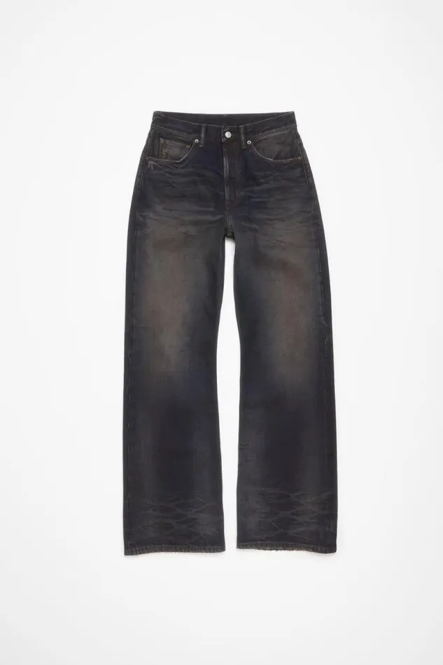 Acne Studios Loose Fit Jeans 8211 2021F Dark Blue Woman Jeans