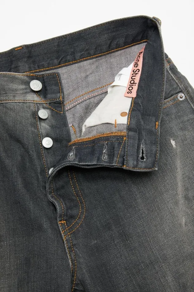 Acne Studios Loose Fit Jeans 8211 2021M Black Man Jeans