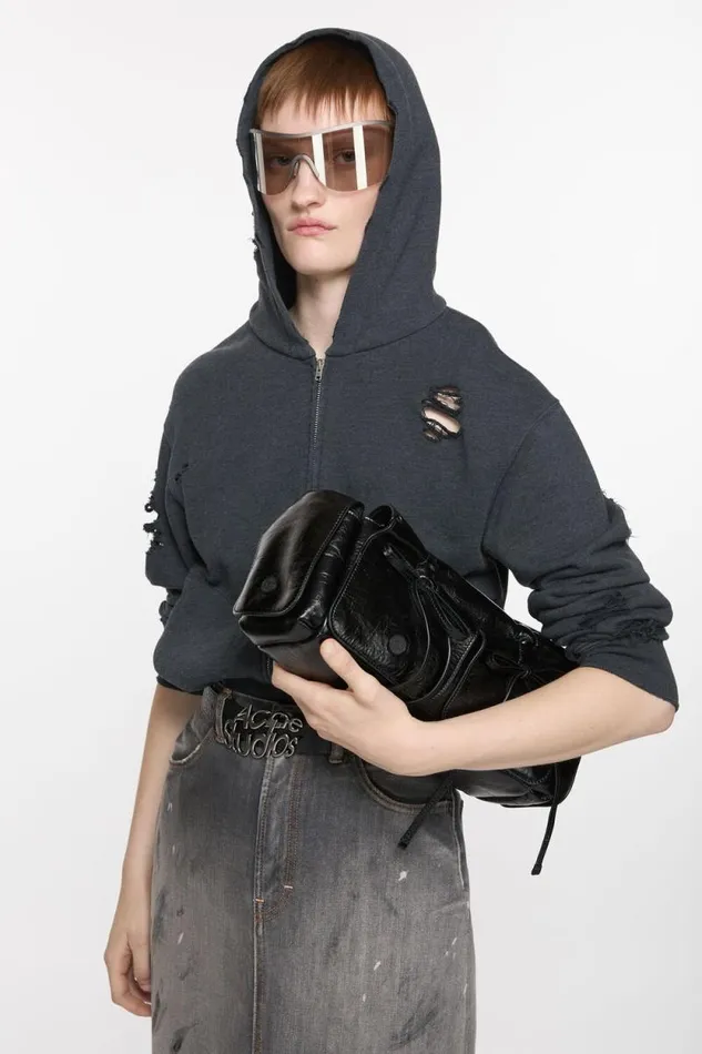 Acne Studios Multipocket Bag Black Man Bags