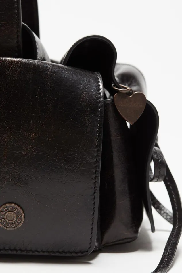 Acne Studios Multipocket Mini Bag Dark Brown Man Bags