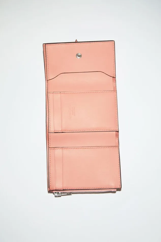Acne Studios Musubi Folded Wallet Salmon Pink Man Bags