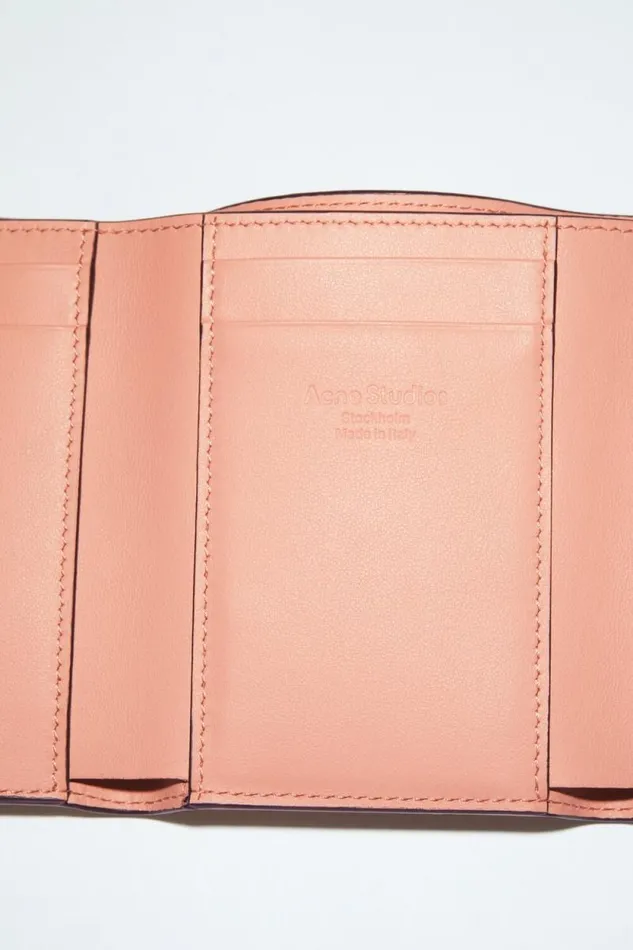 Acne Studios Musubi Folded Wallet Salmon Pink Man Bags