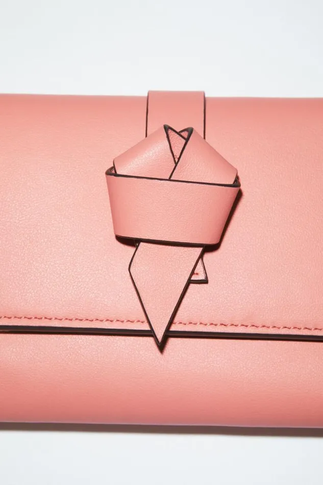 Acne Studios Musubi Folded Wallet Salmon Pink Man Bags