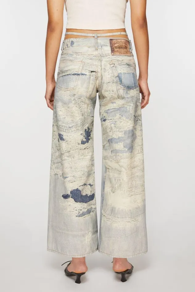 Acne Studios Regular Fit Trousers 8211 2004 Light Blue Woman Jeans