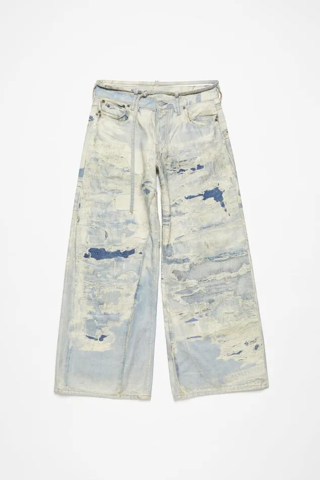 Acne Studios Regular Fit Trousers 8211 2004 Light Blue Woman Jeans