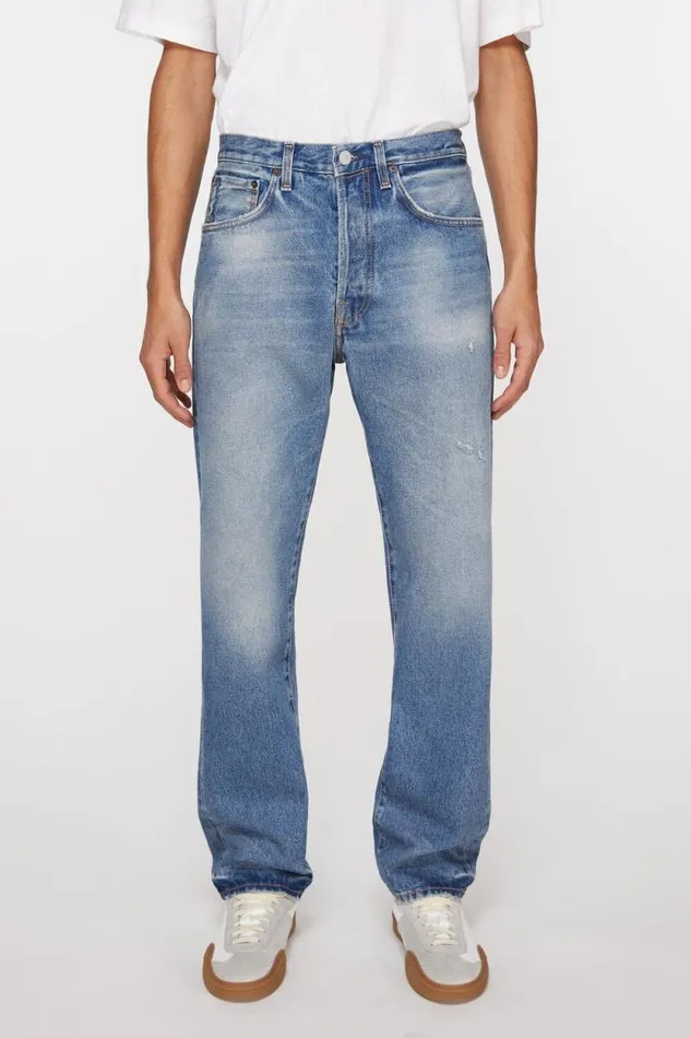 Acne Studios Relaxed Fit Jeans 8211 2003 Mid Blue Man Jeans