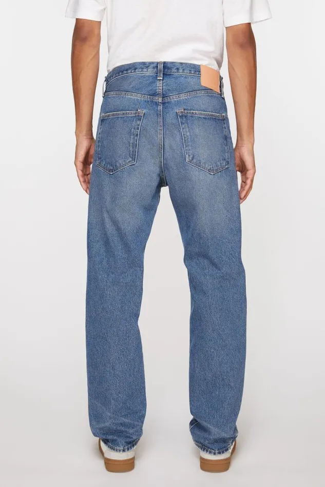 Acne Studios Relaxed Fit Jeans 8211 2003 Mid Blue Man Jeans