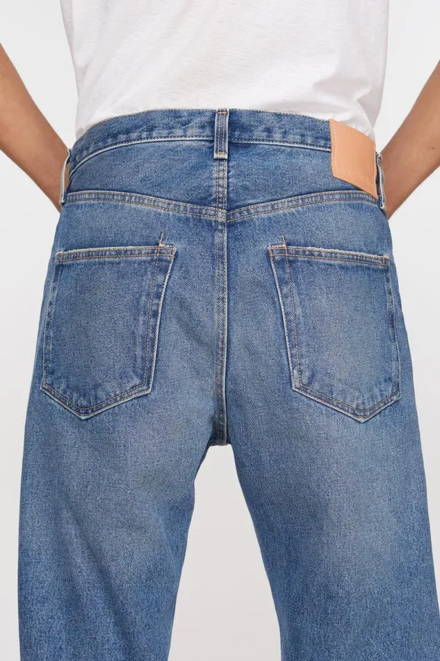 Acne Studios Relaxed Fit Jeans 8211 2003 Mid Blue Man Jeans