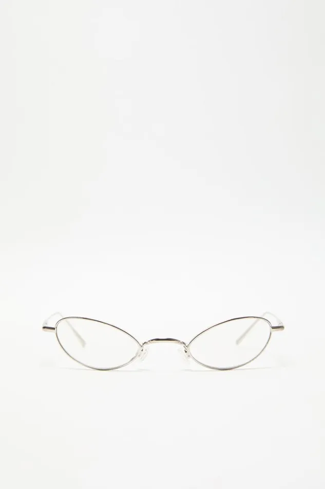 Acne Studios Steel Sunglasses Transparentsilver Man Eyewear