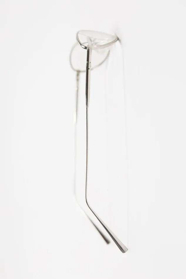 Acne Studios Steel Sunglasses Transparentsilver Man Eyewear