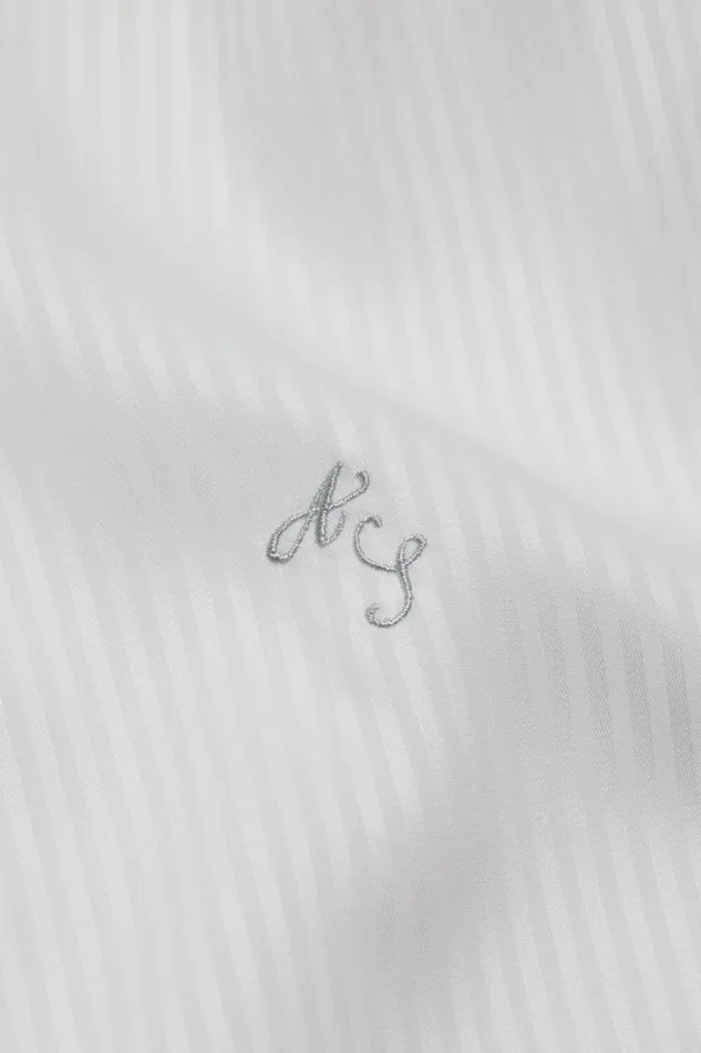 Acne Studios Stripe Buttonup Shirt White Man Shirts