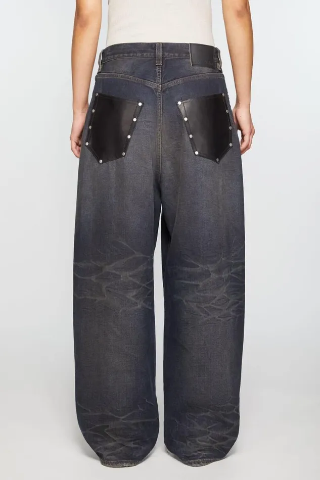 Acne Studios Super Baggy Fit Jeans 8211 2023F Dark Blue Woman Jeans