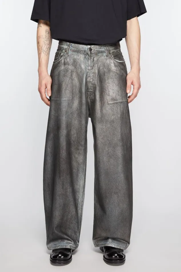 Acne Studios Super Baggy Fit Jeans 8211 2023M Silverblue Man Jeans