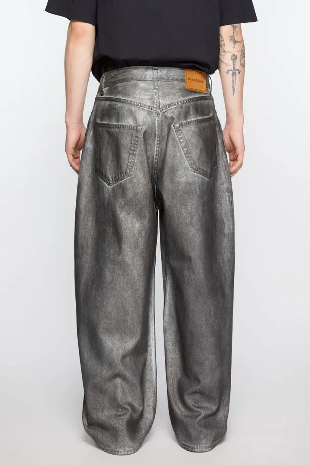 Acne Studios Super Baggy Fit Jeans 8211 2023M Silverblue Man Jeans