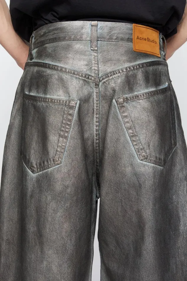 Acne Studios Super Baggy Fit Jeans 8211 2023M Silverblue Man Jeans