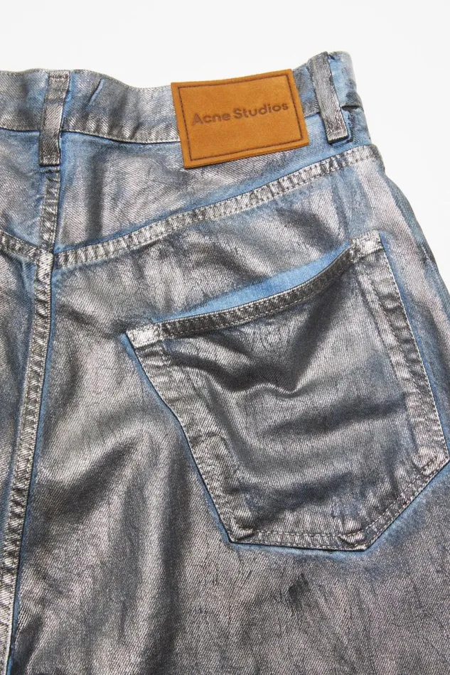 Acne Studios Super Baggy Fit Jeans 8211 2023M Silverblue Man Jeans