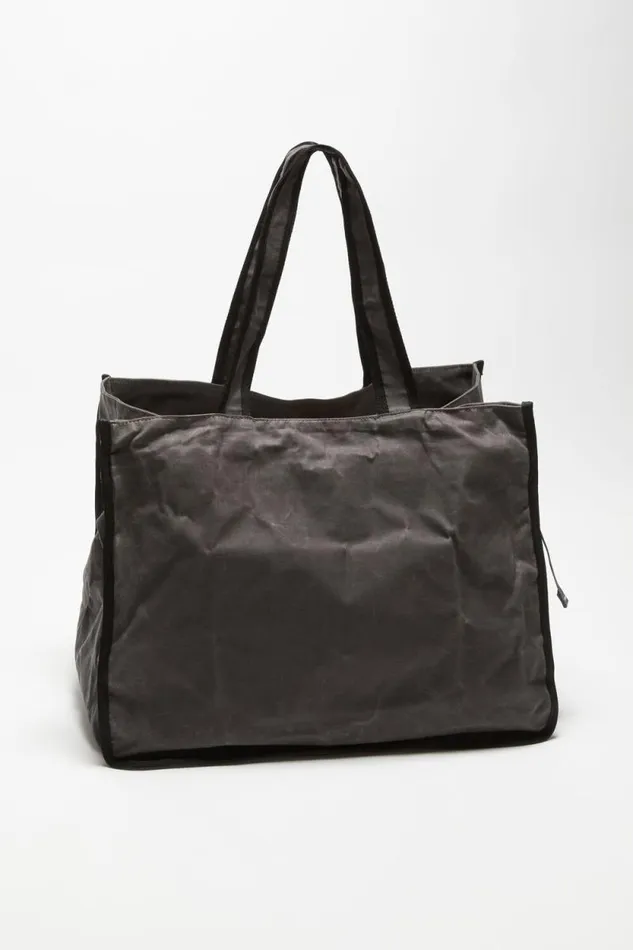 Acne Studios Tote Bag Greyblack Woman Bags