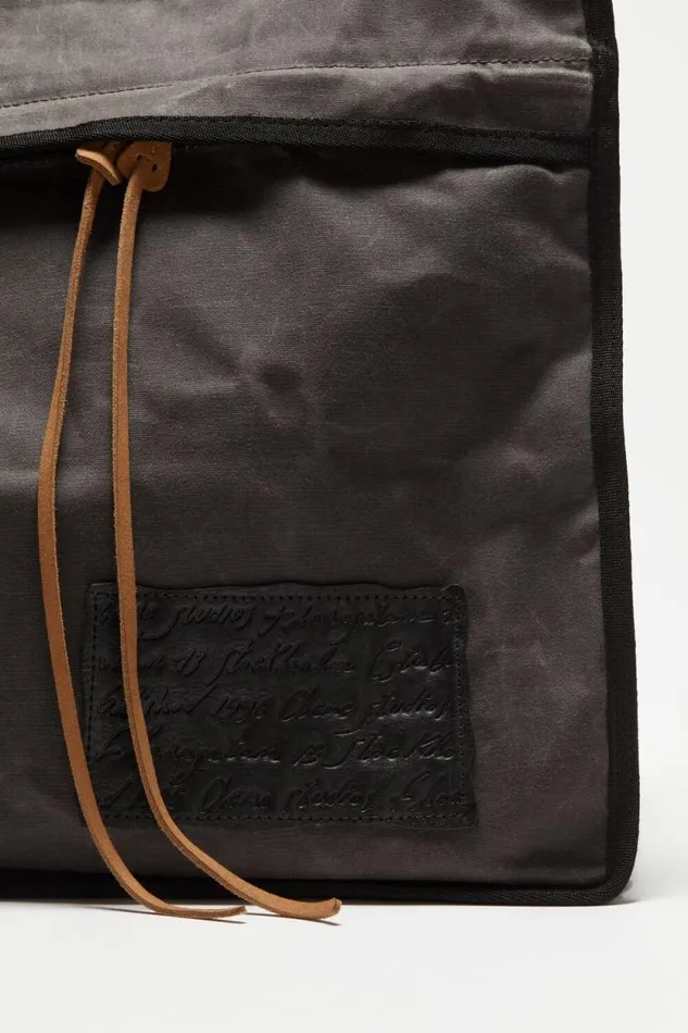 Acne Studios Tote Bag Greyblack Woman Bags
