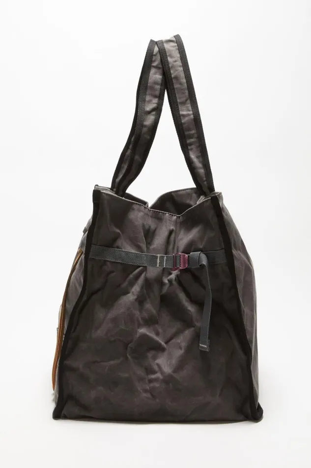 Acne Studios Tote Bag Greyblack Woman Bags