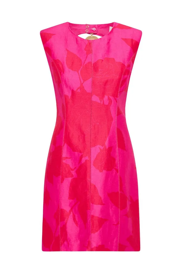 Aje Dresses Cove Pendant Mini Dress Florescent Rose 8211 Women Aje Dresses Cove Pendant Mini Dress Florescent Rose 8211 Women