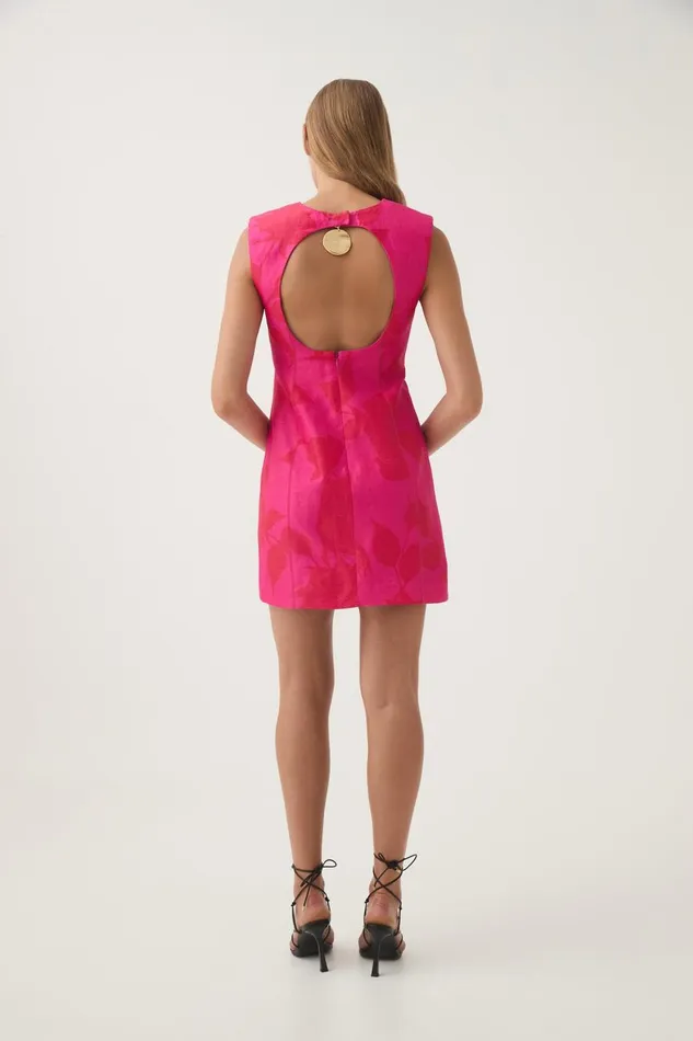 Aje Dresses Cove Pendant Mini Dress Florescent Rose 8211 Women Aje Dresses Cove Pendant Mini Dress Florescent Rose 8211 Women