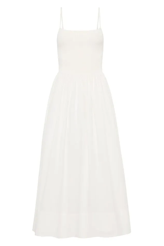 Aje Dresses Danica Tie Back Midi Dress Ivory 8211 Women Aje Dresses Danica Tie Back Midi Dress Ivory 8211 Women