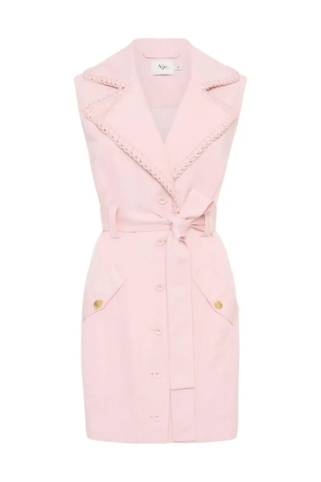 Aje Dresses Encompass Utility Mini Dress Soft Pink 8211 Women Aje Dresses Encompass Utility Mini Dress Soft Pink 8211 Women