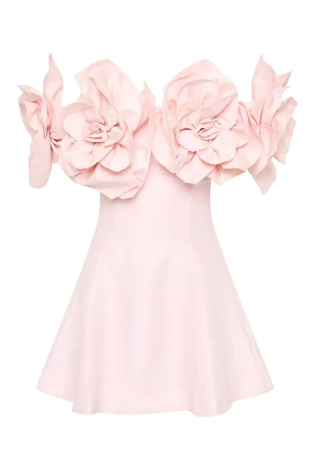 Aje Dresses Etta Mini Dress Pastel Pink 8211 Women Aje Dresses Etta Mini Dress Pastel Pink 8211 Women